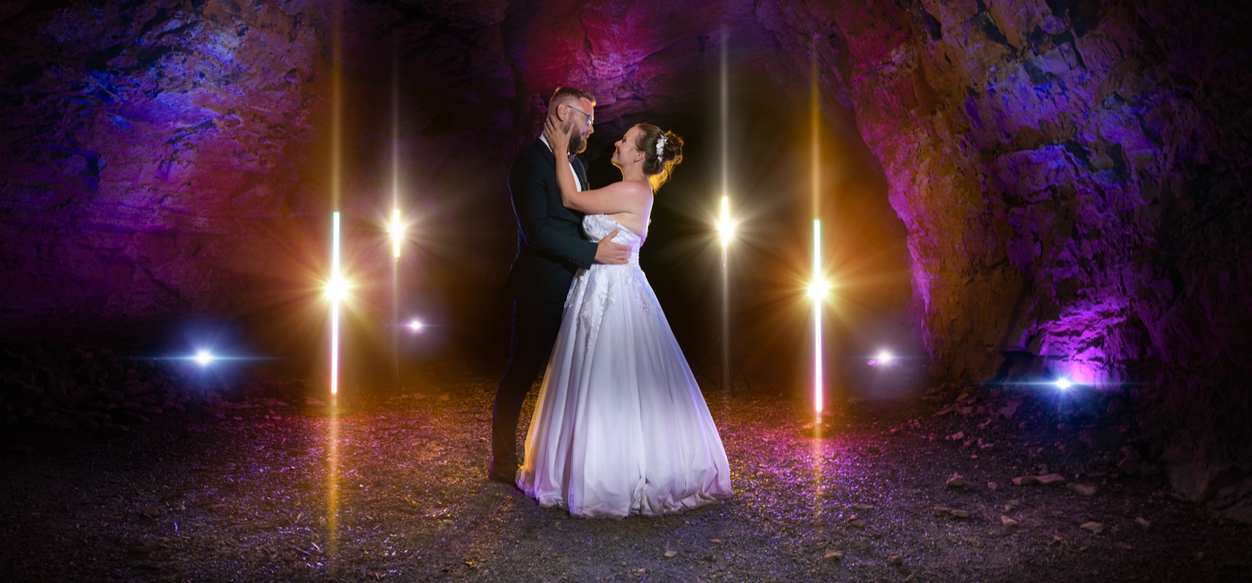 Kreativní svatební fotka